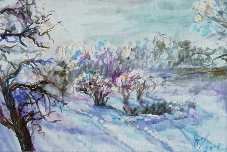 "Зима" акв. 2018